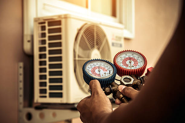 Professional Ductwork Repair technician working in Gowanda, NY
